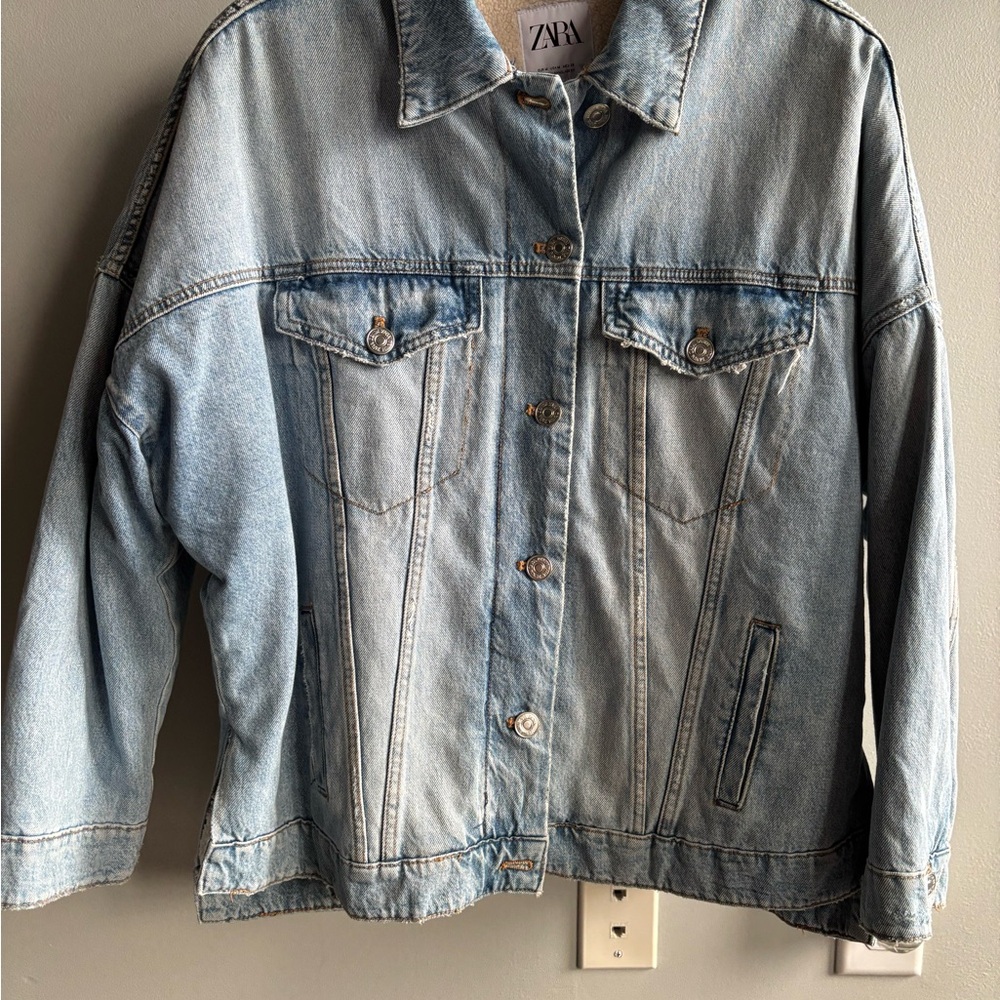 Zara Women's Insulated Denim Jacket